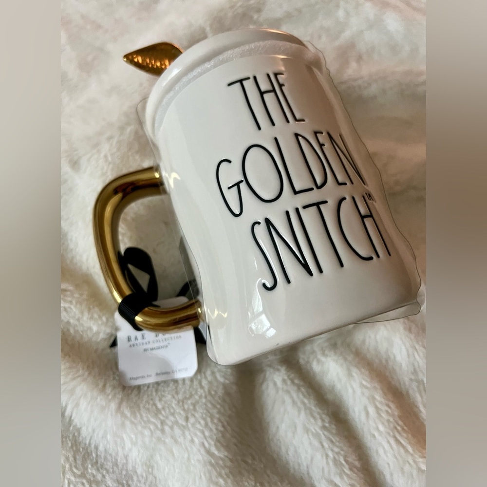 HTF Rae Dunn Harry Potter The Golden Snitch Mug Set NWT - Picture 2 of 9